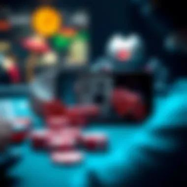 Latest trends in mobile gaming depicted with innovative graphics