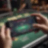 Overview of PokerStars mobile app interface