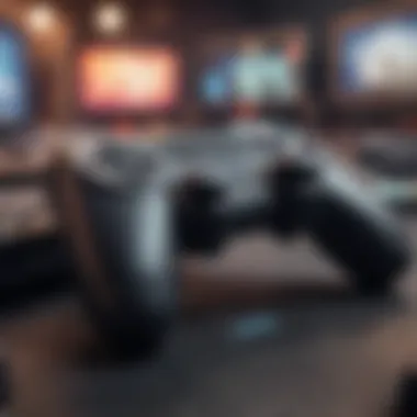 Diverse Gaming Devices for Profit Generation A captivating gaming setup showcasing a diverse array of gaming devices.