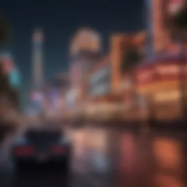 Cultural Heartbeat of Las Vegas Iconic Las Vegas Strip illuminated at night.