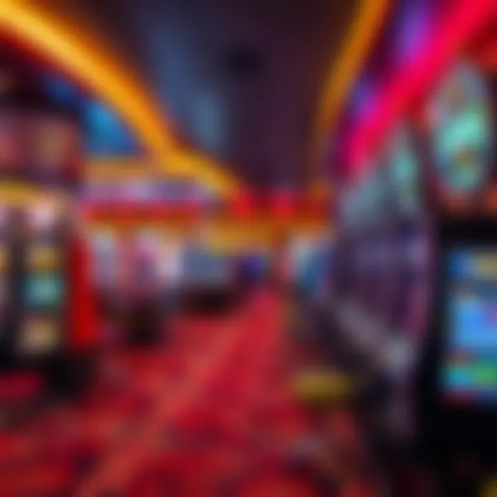 Vibrant Gaming Atmosphere at Rockford Casino Interior view of Rockford Casino featuring gaming tables and slot machines