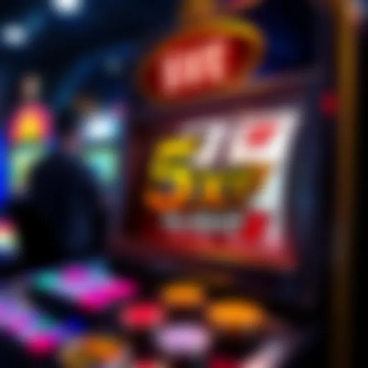 Illustration of 5x slot machine payout structure