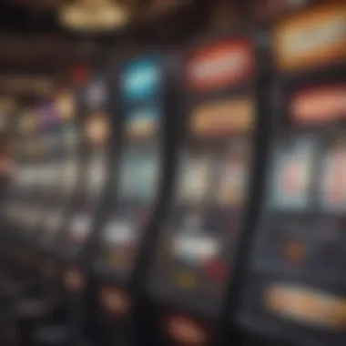 Variety of Slot Machines Illustration showcasing different types of slot machines available in Las Vegas