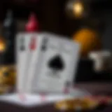 A deck of Spades cards displayed on a table