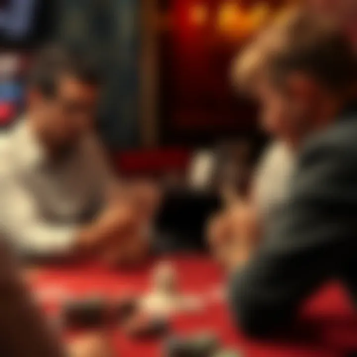 A Friendly Match of Spades Two players engaging in a friendly game of Spades