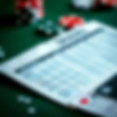 Tracking Scores in Spades A close-up of a Spades score sheet filled out