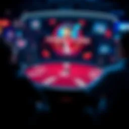 A virtual Texas Hold'em poker table on Facebook