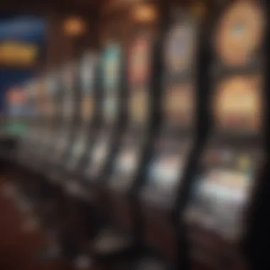 Diverse Selection of Casino Slot Machines Diverse selection of casino slot machines