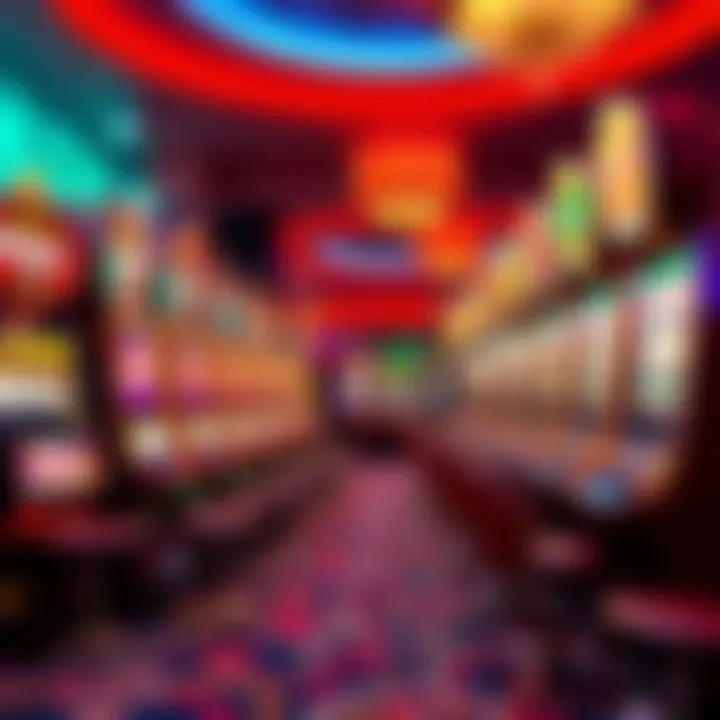 Engaging visuals of slot machines