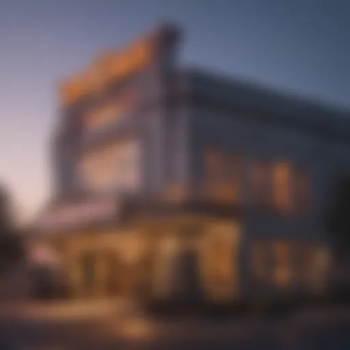 Exterior view of the Bethlehem Alabama Casino at dusk