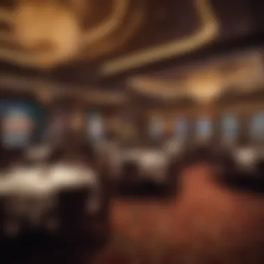 Gourmet Dining Experience at the Casino Stylish dining area within the casino offering gourmet cuisine