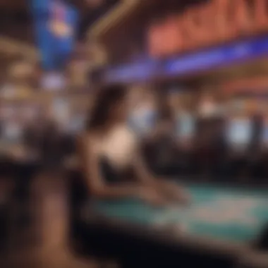 Vibrant Casino Atmosphere Vibrant nightlife at the Cosmopolitan