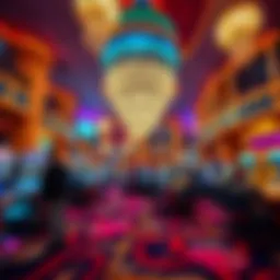 Luxurious casino interior showcasing vibrant gaming atmosphere