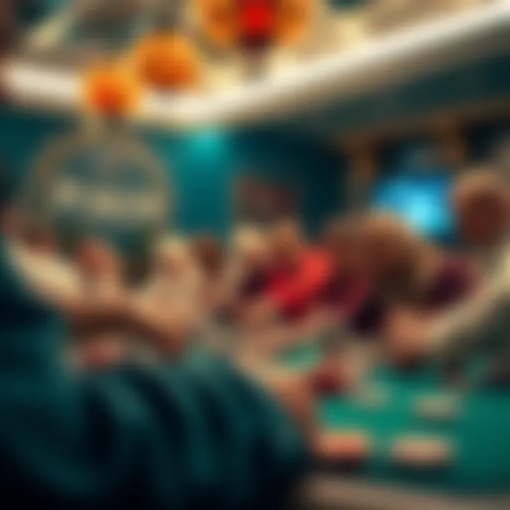 A historical timeline showcasing the evolution of poker