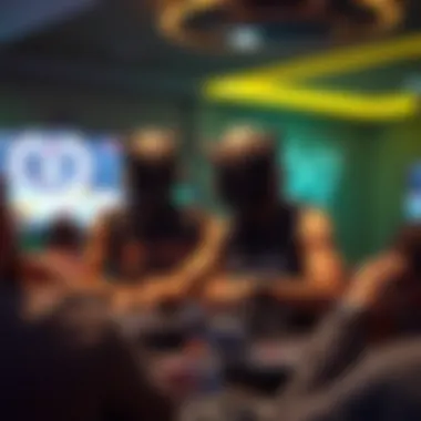 Illustration of DJ Wild Poker community engagement