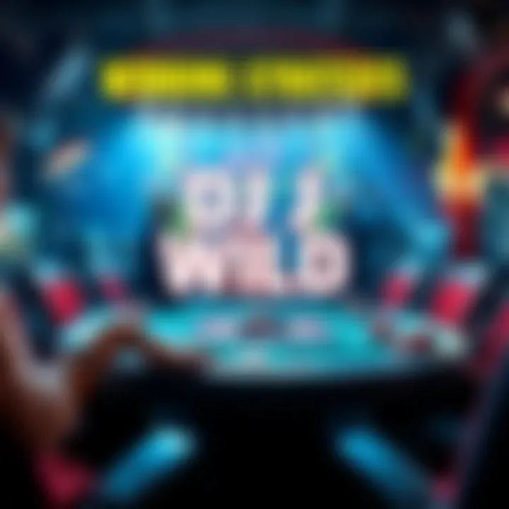 Graphical representation of DJ Wild Poker winning strategies