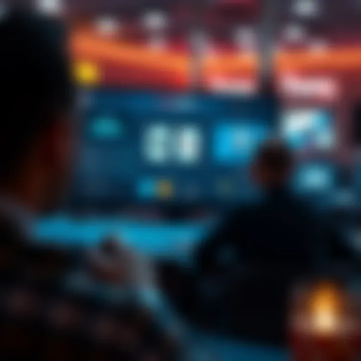 A digital interface showcasing collaborative strategies in poker.