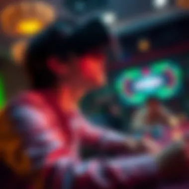 Thrill of the Game in Virtual Reality An illustration of a player experiencing the thrill of PokerStars VR Blackjack