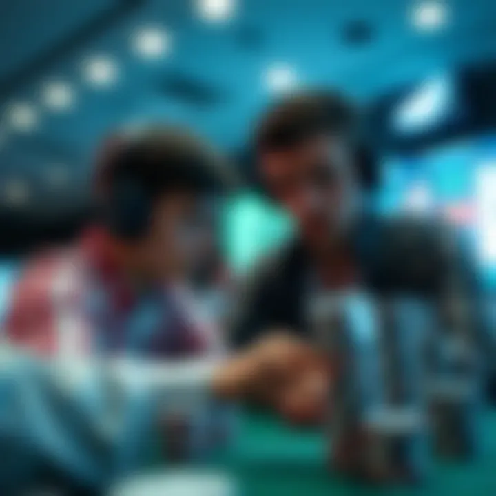 Conceptual graphic of financial management in gaming