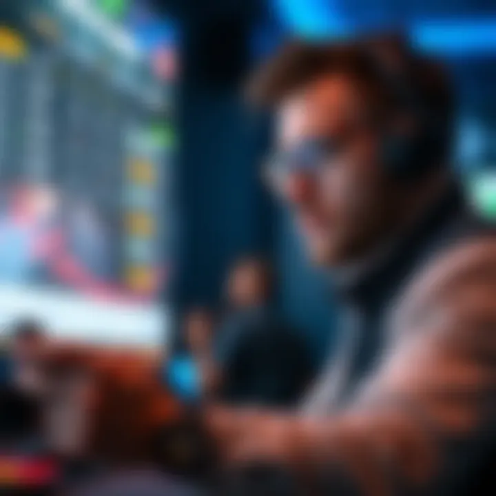 User engaging with a betting app interface