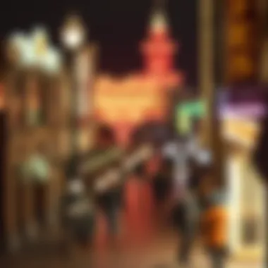 Historical photograph showcasing Fremont Street in its early days