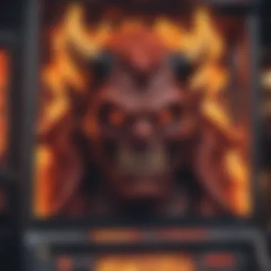 Vibrant Graphics of Hot Stuff Devil Slot Close-up of the Hot Stuff Devil slot machine's vibrant graphics