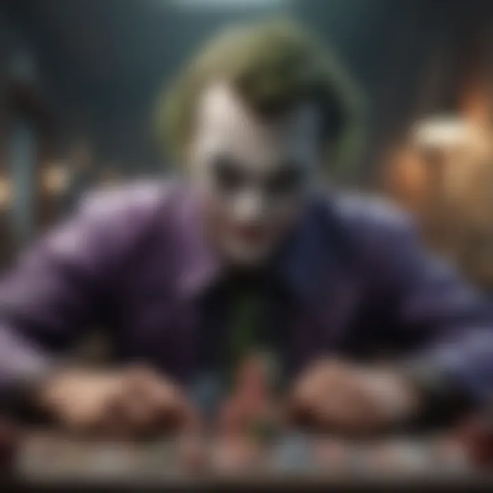 Strategic gameplay involving the Joker character