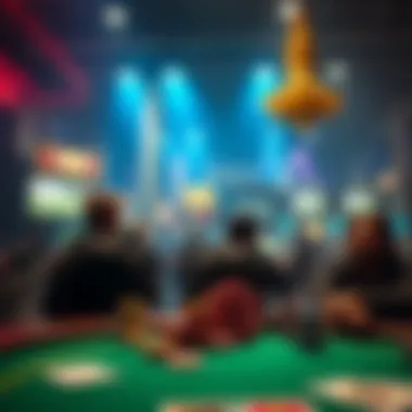 A serene environment illustrating responsible gaming practices