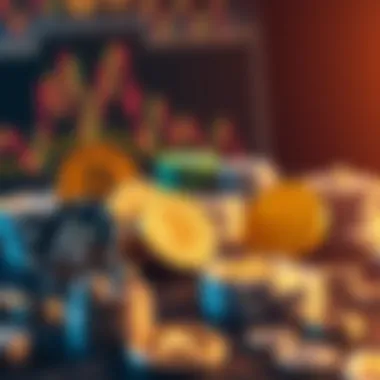 Cryptocurrency symbols representing diverse gaming options