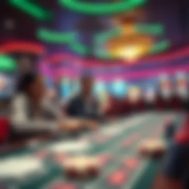 Exciting gameplay in a virtual casino environment