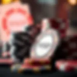 A vibrant graphic representation of poker chips symbolizing wealth and strategy