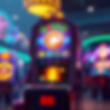 A captivating view of the Ring Slot Machine displaying vibrant graphics and colors