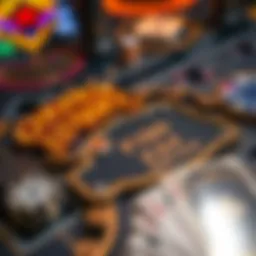 An intricate depiction of the Golden Nugget game board showcasing its unique design elements