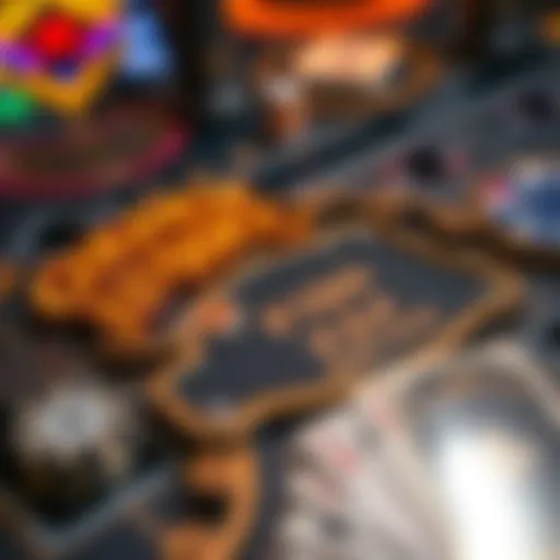 An intricate depiction of the Golden Nugget game board showcasing its unique design elements