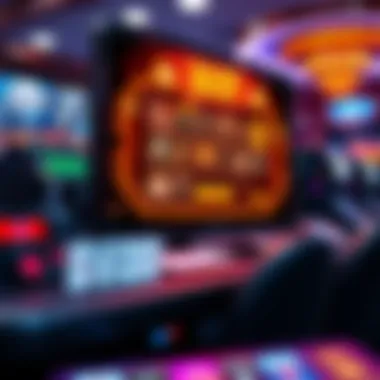 A modern digital interface highlighting the technological advancements in online gaming related to the Golden Nugget game