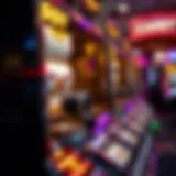 The inner mechanics of a triple slot machine, showcasing its intricate design.