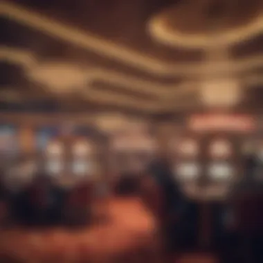 Lively Casino Atmosphere Guests enjoying a lively atmosphere at the MGM Grand