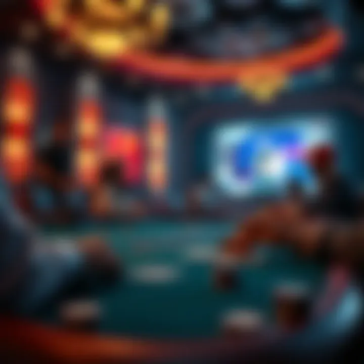 A digital representation of counterfeit gaming experiences