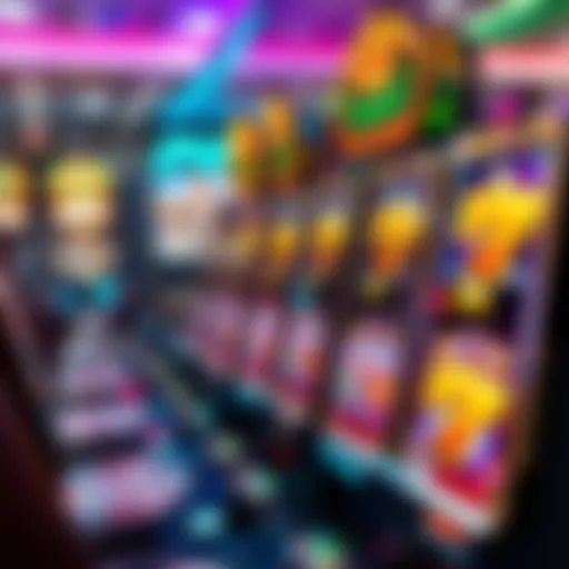 Futuristic slot machine with engaging graphics