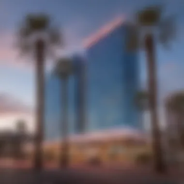 Palms Las Vegas Modern Architecture The stunning exterior of Palms Las Vegas showcasing its modern architecture