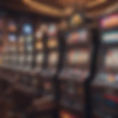 Diverse Themes of Contemporary Slot Machines An array of different themed slot machines in a casino