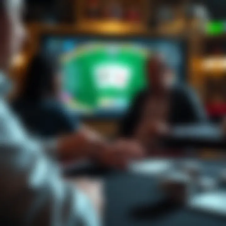 An infographic illustrating the rules of three-hand poker in an online setting