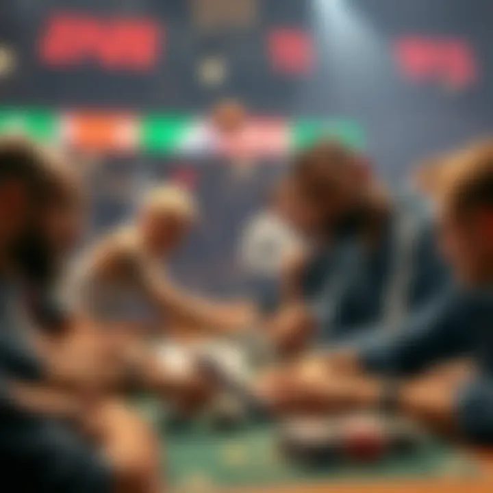 Visual representation of various gambling strategies