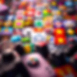 A vibrant display of various mobile game icons that offer real money rewards.