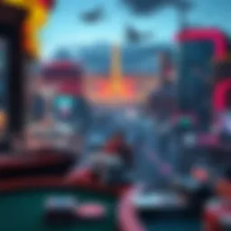 Visual representation of online gaming landscape