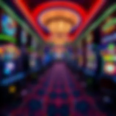 Interior shot highlighting the vibrant gaming floor of Winstar Casino