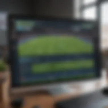 User Interface of FanDuel Sportsbook Screen interface of the FanDuel Sportsbook app showcasing betting options
