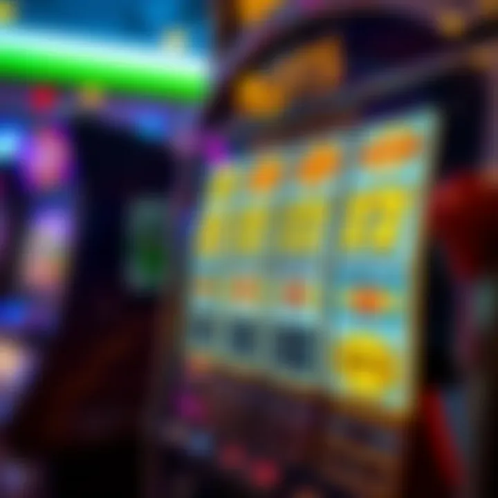 Understanding Payout Mechanisms in Slots Close-up view of a slot machine displaying payout information