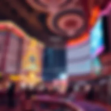 Graphic showing financial performance of Caesars Palace and Harrah's