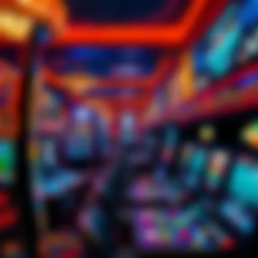 Interior view of Foxwoods Casino showcasing gaming tables and vibrant atmosphere